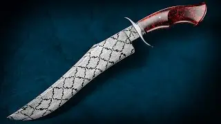 I Built The Most Beautiful Recurve Knife (Full Build)
