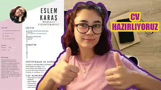 Beraber CV hazırlıyoruz #canva
