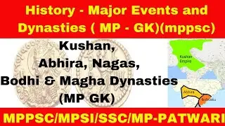 Major Events and Dynasties of Madhya Pradesh (Kushan Dynasty  )#history #mpgk