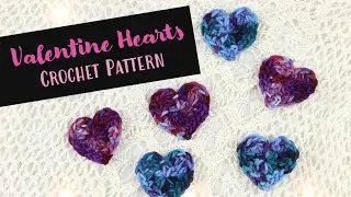 Valentine Hearts Crochet Pattern Tutorial