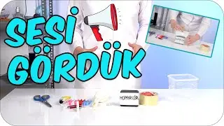 Sesi Gördük ‼ 👀  | Sesin Hareketi Deneyi 