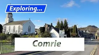 Comrie, Perthshire, Scotland, A Drive Through.