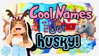 COOL NAMES FOR HUSKY! In Adopt Me! ~Its Cxco Twins~