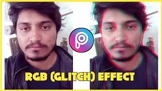 How to create RGB Effect in Picsart || Glitch Effect in Picsart || Picsart Editing Tutorial
