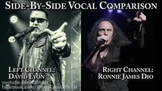 Side-By-Side - Ronnie James Dio vs David Lyon