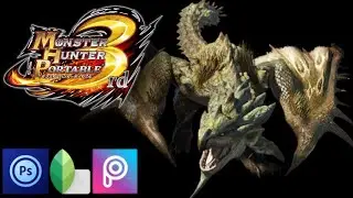 Rathian - speedart remake texture (mh3rd)