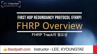 FHRP Overview - FHRP Track의 필요성