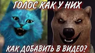 ГОЛОС КАК У СИНЕГО КОТА И КАК У ХРАПЕЛКИНА +КАК ДОБАВИТЬ ЕГО В ПРОГРАММУ ДЛЯ МОНТАЖА