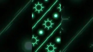 Glass Shapes (Light Green) | Looping Background | After Effects | 2023 | #shorts