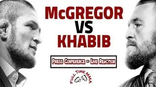 UFC 229: Khabib vs McGregor - Pre-fight Press Conference (LIVE REACTION)