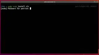 How to search and install a snap package in Ubuntu Linux