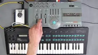 Yamaha Dx100 & Zoom 1201  Reverb Synth Pads - Ambient Jam on Four Track