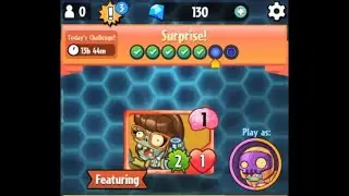 SURPRISE !!! Daily Event 6th September 2020 Plants vs Zombies Heroes