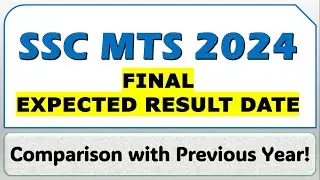 SSC MTS 2024 Final Expected Result Date
