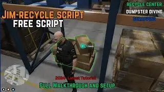 QBCore Framework - Jim Recycle | Recycle Center, Dumpster & Scrap | Free Script | 2024