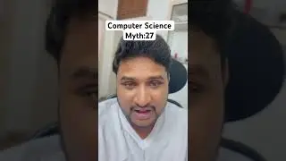 27.Computer Science myth:27 #weekendcodingintelugu #shorts #short #telugu #trending