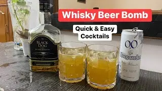 Whisky Beer Bomb Cocktail | Non-Alcoholic Beer | Quick & Easy Cocktails - GET TIPSY 🥃