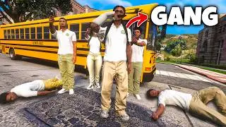 I Started a GANG WAR at SCHOOL in GTA 5 RP..