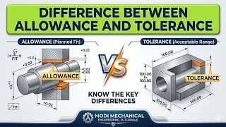 Allowance | Difference Between Allowance and Tolerance | Mechanical Measurements.