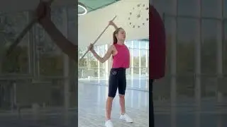 Утренняя зарядка с гимнастической палкой🔥 