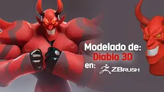 Modelado de un Diablo 3d en Zbrush (Timelapse)