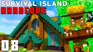 Villager Trading Hall Design | Minecraft Multiplayer Survival Island Hardcore #8