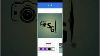 how to make photography logo in pixellab on Mobile 