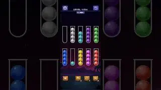 ball sort puzzle level (1104) and level (1105)