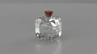 Make perfume glass bottle inside fusion 360