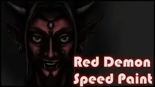 Red Demon | #speedpaint #doodle
