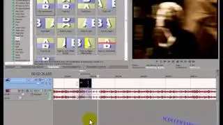 Sony Vegas 3.Редактируем медиа фрагмент в Sony Vegas.Переходы