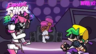 Diva V2 Fan-chart (Collab!) - FNF: B3 Remixed