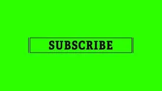 Subscribe Overlays #1 / Green Screen - Chroma Key
