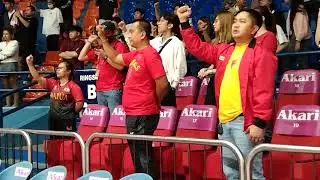 Coach Chito Victolero cheering for his alma mater Mapua