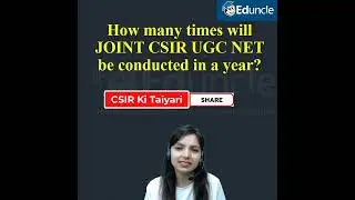 How many time JOINT CSIR UGC NET Exam is Conducted in a Year? CSIR NET Exam Frequency