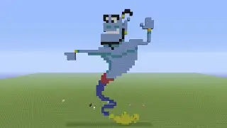Minecraft Pixel Art  - Genie from Aladdin