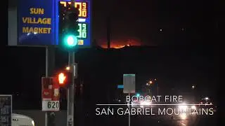 Bobcat Fire Nightlapse