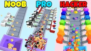 NOOB vs PRO vs HACKER - Dessert Factory Idle