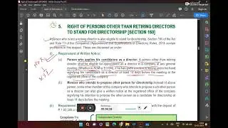 Appointment of Director Section 160 || Company law lecture || CS Manisha Sharma