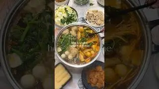 EASY HOTPOT AT HOME AS A BROWN FAMILY🫶😘 