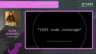 TDD misconceptions – Olena Borzenko (Full-Stack Developer at The Addeco Group) Code Europe 2021