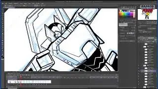Working on animation in Clip Studio Paint