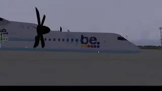 X-PLANE  ТУ-154  NVU vs KLN-90b EDDL (Дюссельдорф) - UMMS (Минск)