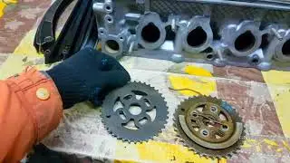 BMW E46 - сборка двигателя (прогорела прокладка ГБЦ, М43B19)