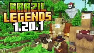 ¡Pelea de Monstruos Brasileños! - Brazil Legends 1.20.1/1.21.1 - Mod Review