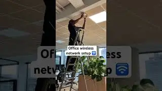 Mounting Cisco Meraki Access Points #ccna #cisco #wifi6e #cybersecurity #network