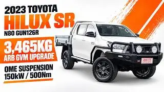 🔶2023 Hilux SR N80 Dual Cab Ute 4x4 Auto For Sale - 3,465kg ARB GVM Upgrade + OME Suspension