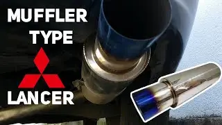 muffler mitsubishi lancer