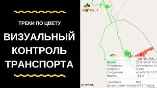 Треки по цвету / визуальный контроль транспорта