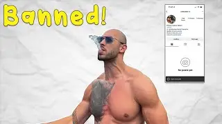 Andrew Tate Was Banned (Instagram and Facebook)